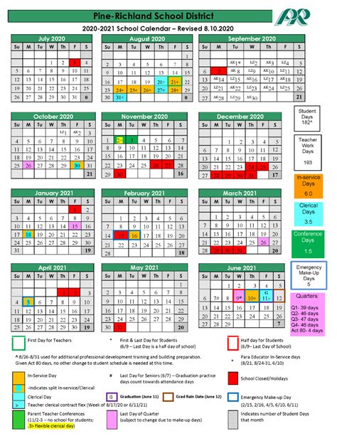 Academic Calendar Duquesne